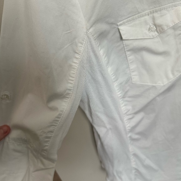 Harve Benard Women's White Button-Down Shirt - Picture 3 of 6